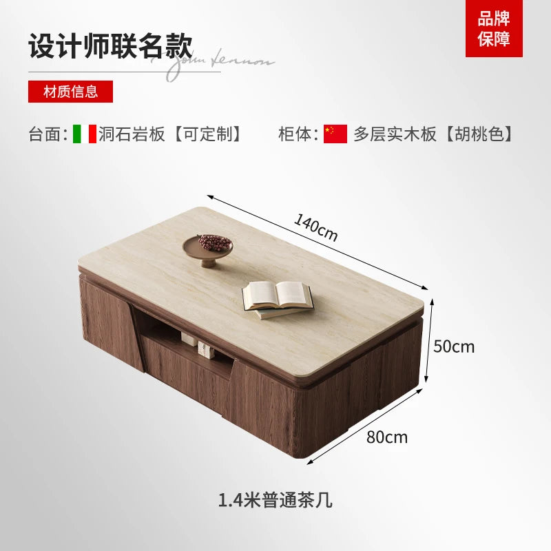 Modern Home Coffee Tables Storage Shelf Table Basse Table Sturdy Frame Easy Suitable Mesa De Centro Sala Living Room Furniture