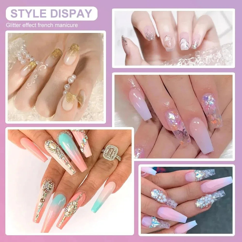 Acrylic Nail Art Kit Nail Art Acrylic Powder and Liquid Mono Kit for Nail Extension Acrylic Dip Powder 3D Flower Sculpting Tool
