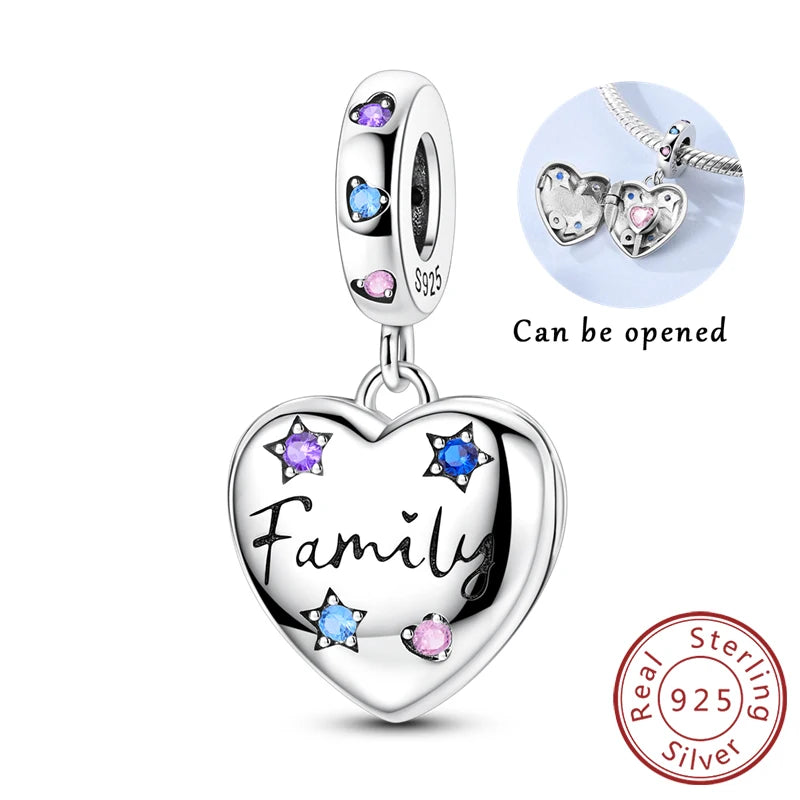 Original Charms Beads Pendant 925 Sterling Silver Red Polka Dot Doll Charms Fit Bracelet Necklace Pendant For Women Jewelry Gift