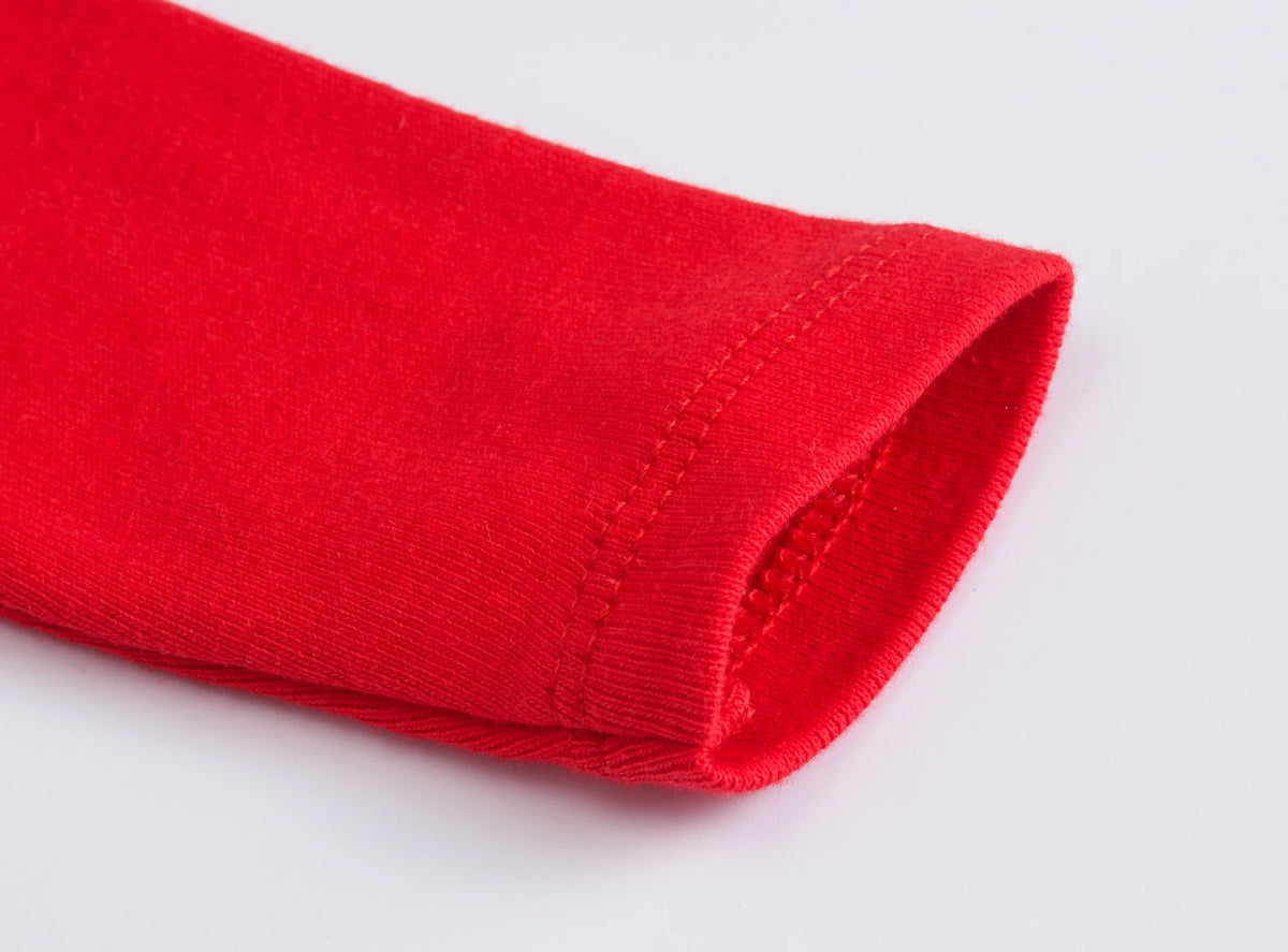 Baby Girls Clothing Body Suit Newborn Infant Boys Romper Infant Long Sleeve Summer Red Jumpsuit Cotton Soild Color Pyjama Bebe