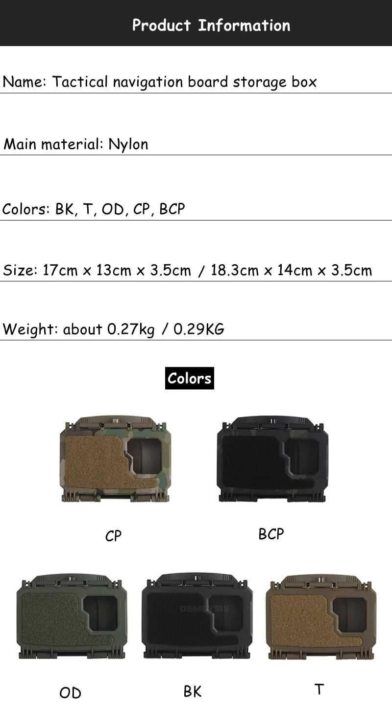 Tactical MOLLE Mobile Phone Box V2 Sport Chest Rig Hunting Vest Navigation Board Instant Equipment  Front Panel Phone Holder