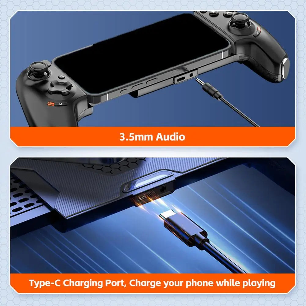Stretchable Mobile Game Controller For IPhone Android PC Wireless Phone Controller USB-C Plug And Play Gaming Control