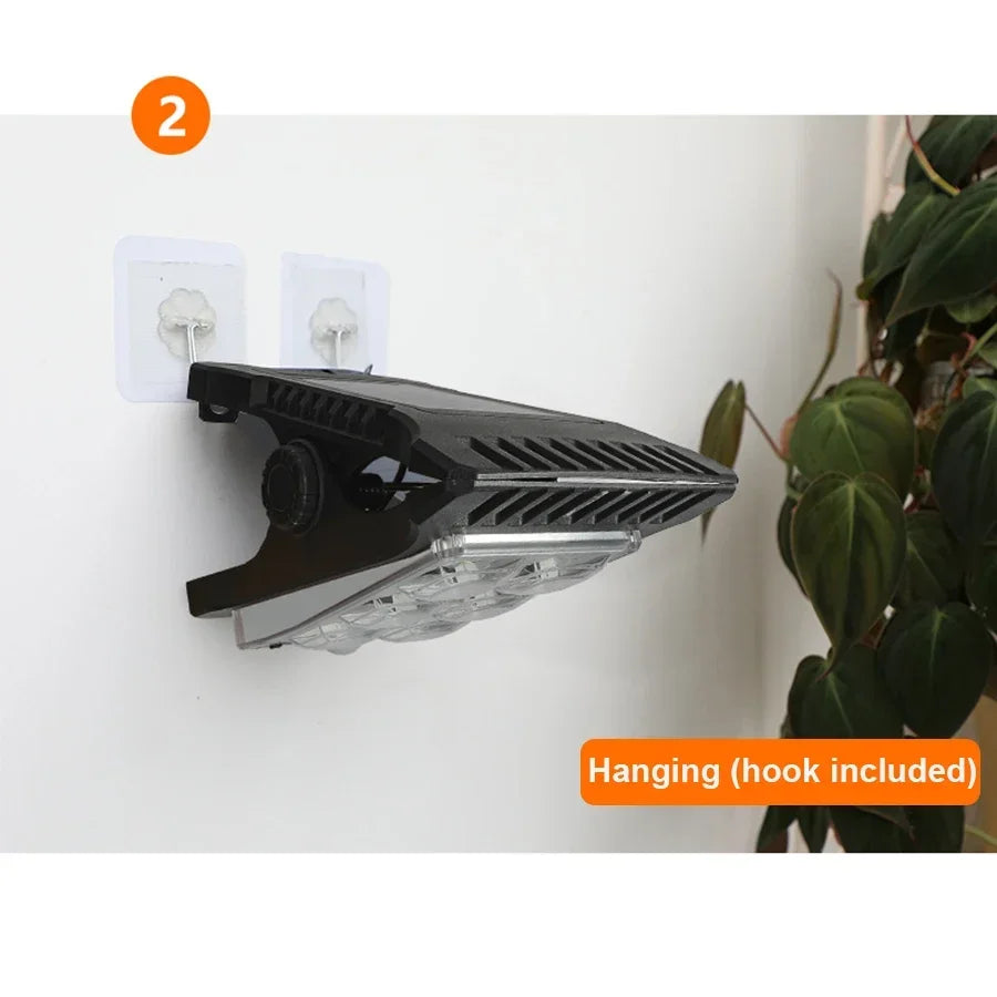 9900LM Solar Garden Outdoor Lights Clip Light Motion Sensor Waterproof Camping Lamp Rechargeable for Landscape Garden Decoration