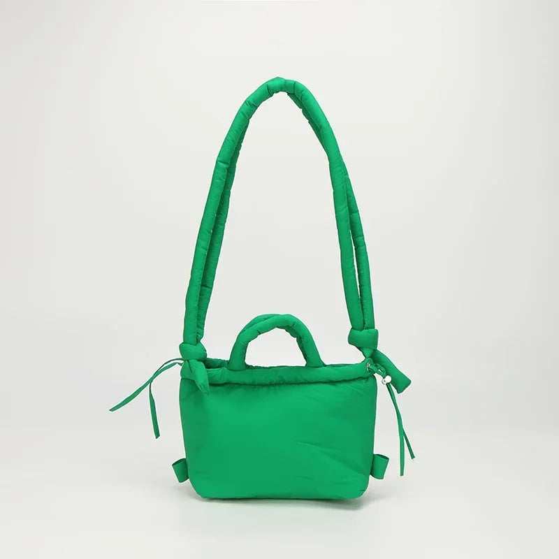 Super Cool Simple Versatile Handbags for Women 2025 Casual Hot Sale Colorful Nylon Small Square Shoulder and Crossbody Bags