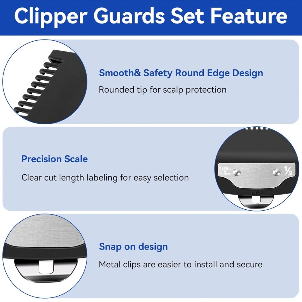 ASWUT-Replacement For Wahl Clipper Guards Set, 1/16Inch 1.5Mm Hair Clipper Guards Set For Stylists And Barbers 2Pcs