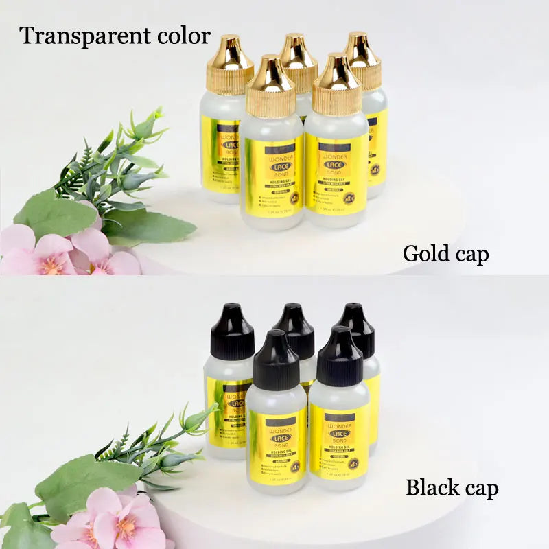 Strong Hold Lace Wig Glue With Remover Set Waterproof Wig Glue For Front Lace Wig Transparent Lace Adhesive For Hair Replacement