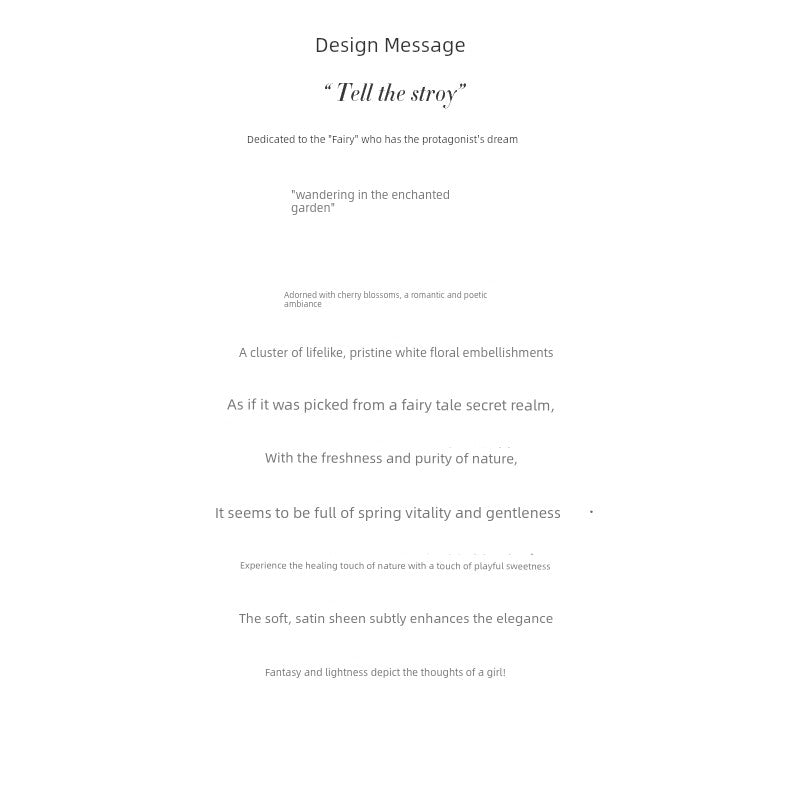 odelia "Mysterious Garden" 2025 New arrival Light Weddings Bride Gauze French Satin Minimalist Light