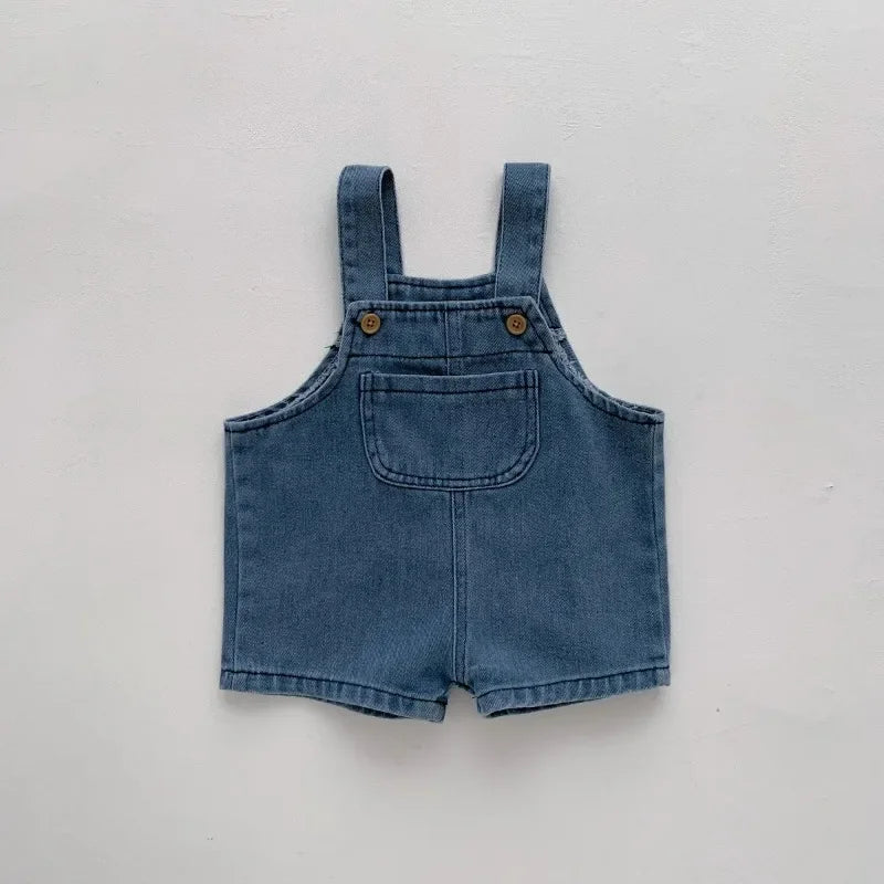 0-3 Years Toddler Baby Boy Clothes Sets Summer Short Sleeve Baby Tops Tee Overall Pants Casual Baby Girl Outfits Clothing