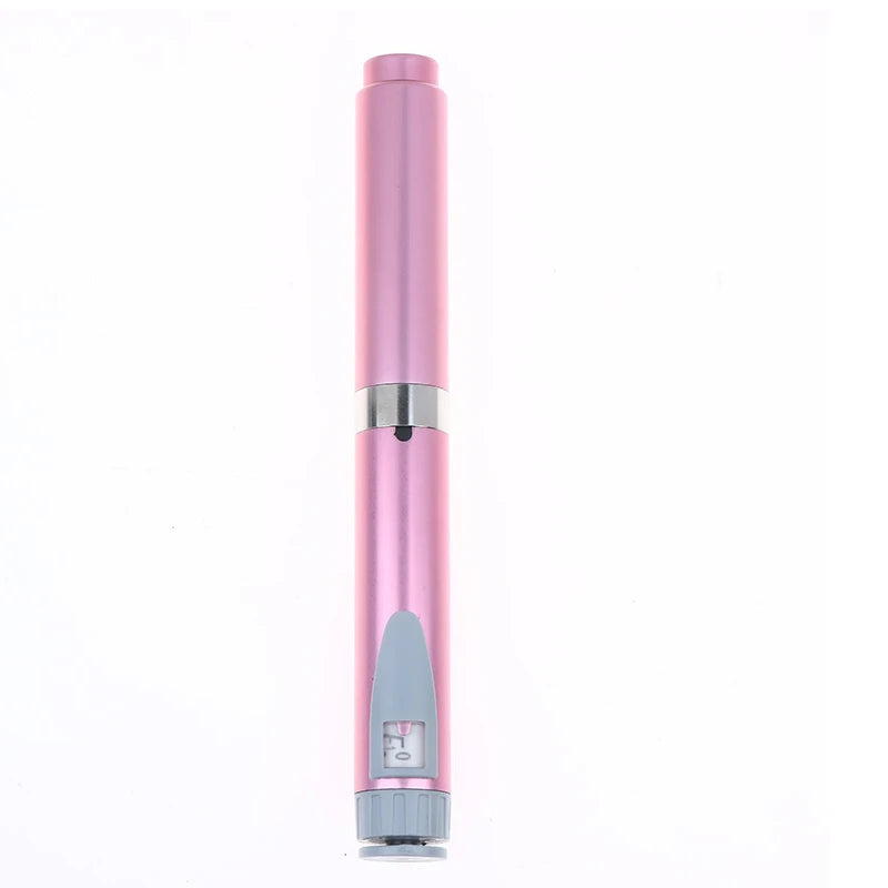 Portable Dose Adjustable Reusable Injector Pen Kit for Insulin Peptide, Comes with 10Pcs 3ML Replacement Cartridges