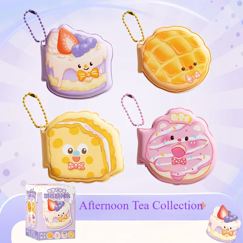 4Pcs New Stress  Mini Creative Relief Sticky Notes Modeling Book Students Portable Office Memo Can Be Pasted Note Pads