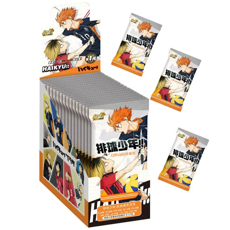 Haikyuu CardsThe Junkyard Showdown Is Coming Hotly with A Passionate Opening Classic Collectible Card Toys and Gifts
