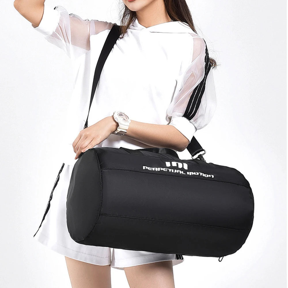 1pcs Gym Bag Womens Mens with Shoes Compartment and Wet Pocket Travel Duffel Bag for Women for Plane Sport Gym Tote Bags Swimmin