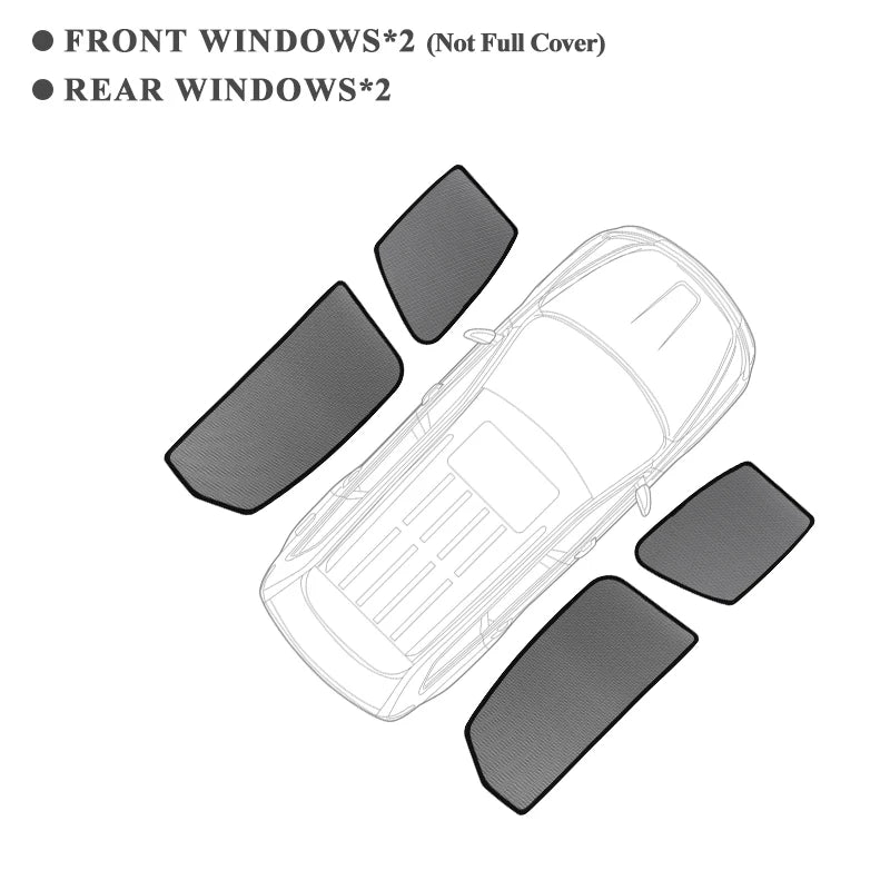 For Lexus GX 2024 2025 Land Cruiser Prado J250 LC250 Magnetic Car Sunshade Front Windshield Curtain Rear Side Window Sun Shade