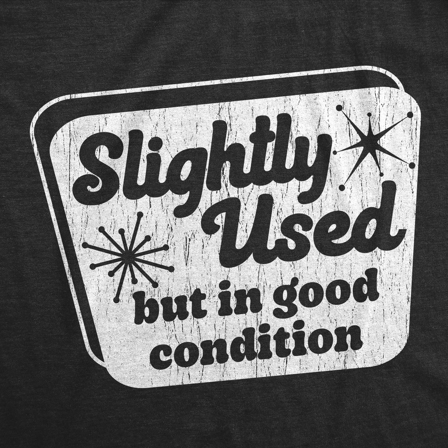 Men's Funny T-shirts Are A Bit Used But Good for State Ironic Graphics Breathable and Soft Fashionable Men's Clothing Daily Tee