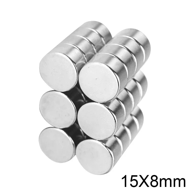 15x8mm Thick Powerful  Round Magnet 15*8mm For Home Refrigerators, Offices DIY15x8  15*8