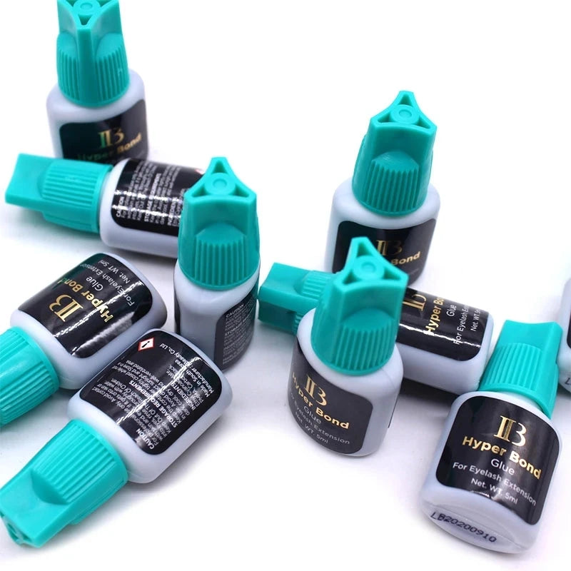 2/5/10Pcs Ibeauty Hyper Bond Individual Cyan Cap 5ml Quick Drying 6 Weeks Lasting Strong Lashes Adhesive From Korea Makeup Tool