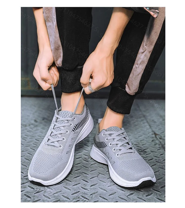 New wear-resistant thickened casual shoes for men, fashion sports shoes, breathable tennis, outdoor walking training tennis