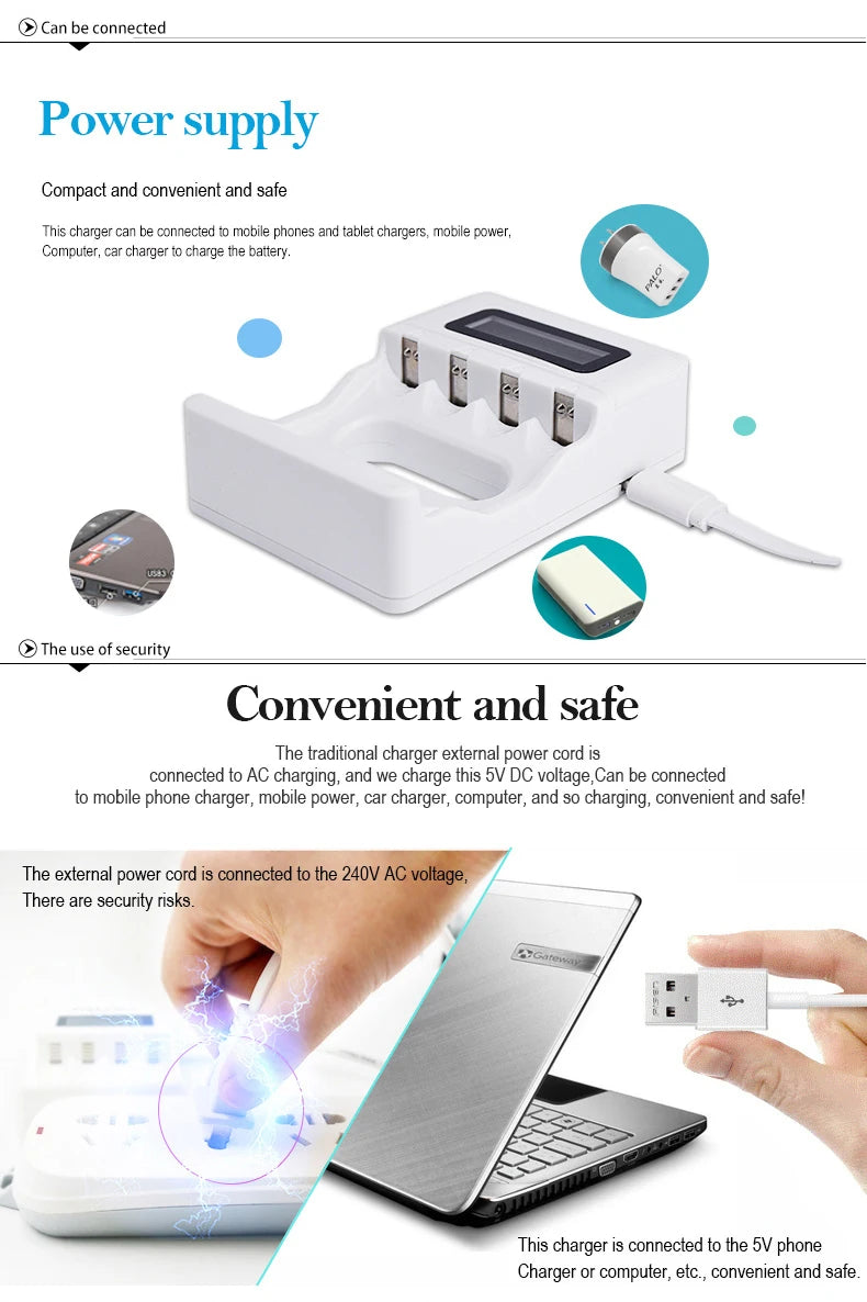PALO 1.2V AA Rechargeable Batteries 3000mAh aa Ni-MH 100% Original High Capacity Current AA Battery Rechargeble For Camera Toys