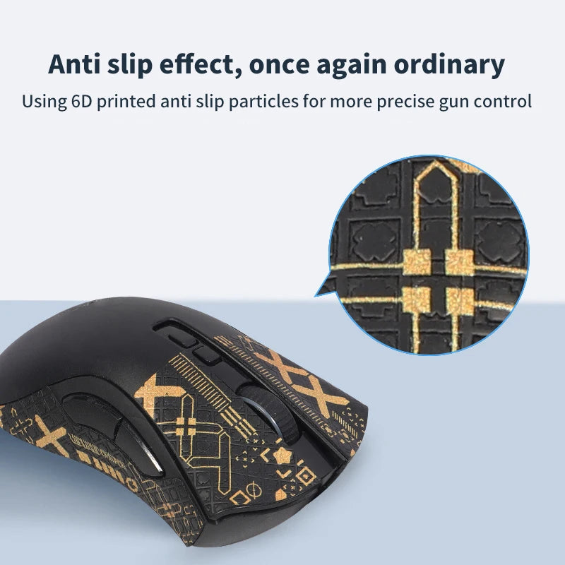 Mouse Grip Tape Skate Handmade Sticker Non Slip Suck Sweat For Razer Viper Ultimate DeathAdder V2 PRO Wireless Mouse