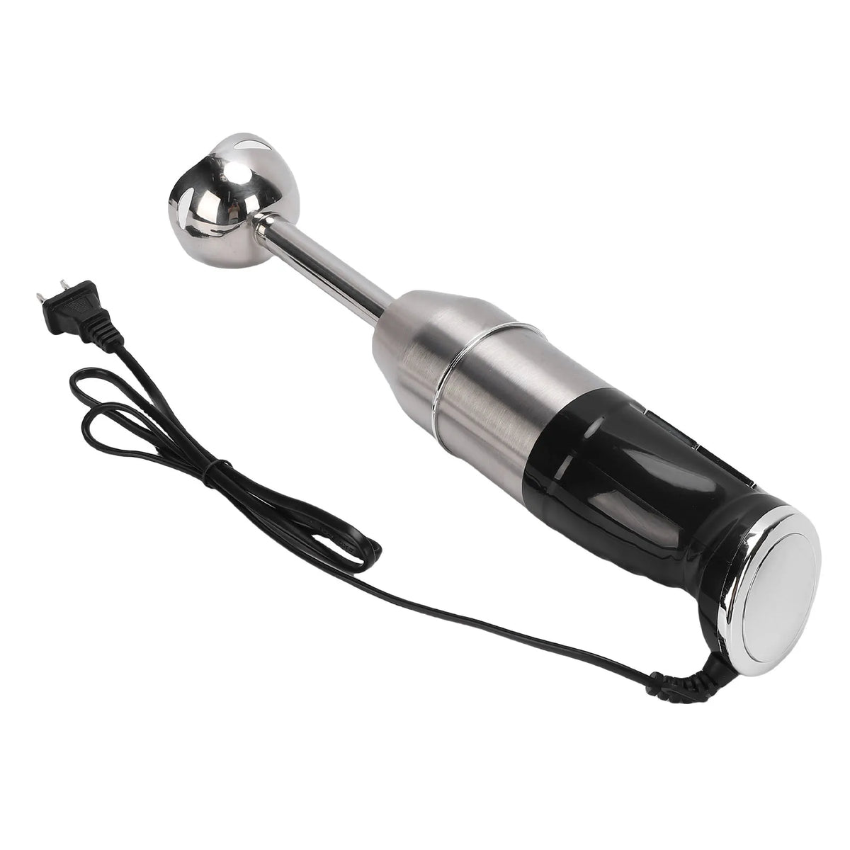 Immersion Hand Blender 400W Electric Handheld Portable Stick Mixer for Effortless Blending Smoothies Shakes Puree Round