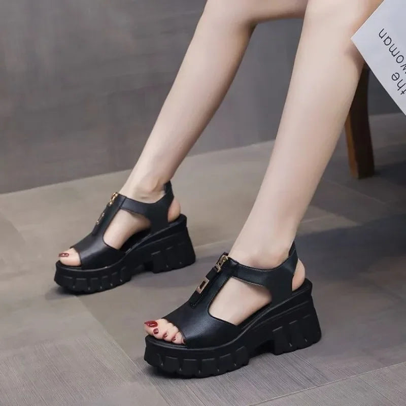 Ladies Shoes Anti Slip Hot Women's Sandals Daily Outdoor Chic and Elegant New Breathable Fashion Footwear Wholesale Sales Casual