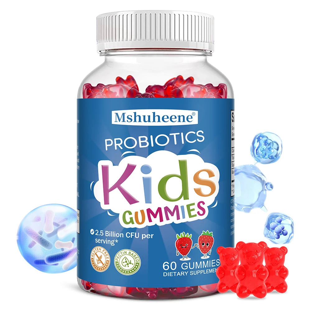 Probiotic Gummies for Adults & Children 2.5 Billion CFU, Berry Antioxidants & Vitamins, Digestive Balance Gut & Immune Support