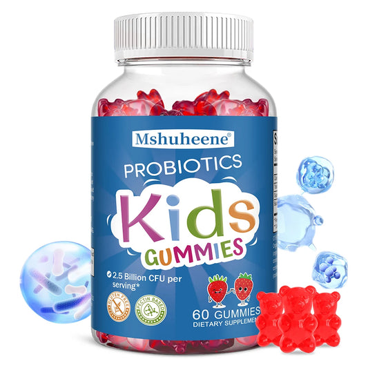 Probiotic Gummies for Adults & Children 2.5 Billion CFU, Berry Antioxidants & Vitamins, Digestive Balance Gut & Immune Support