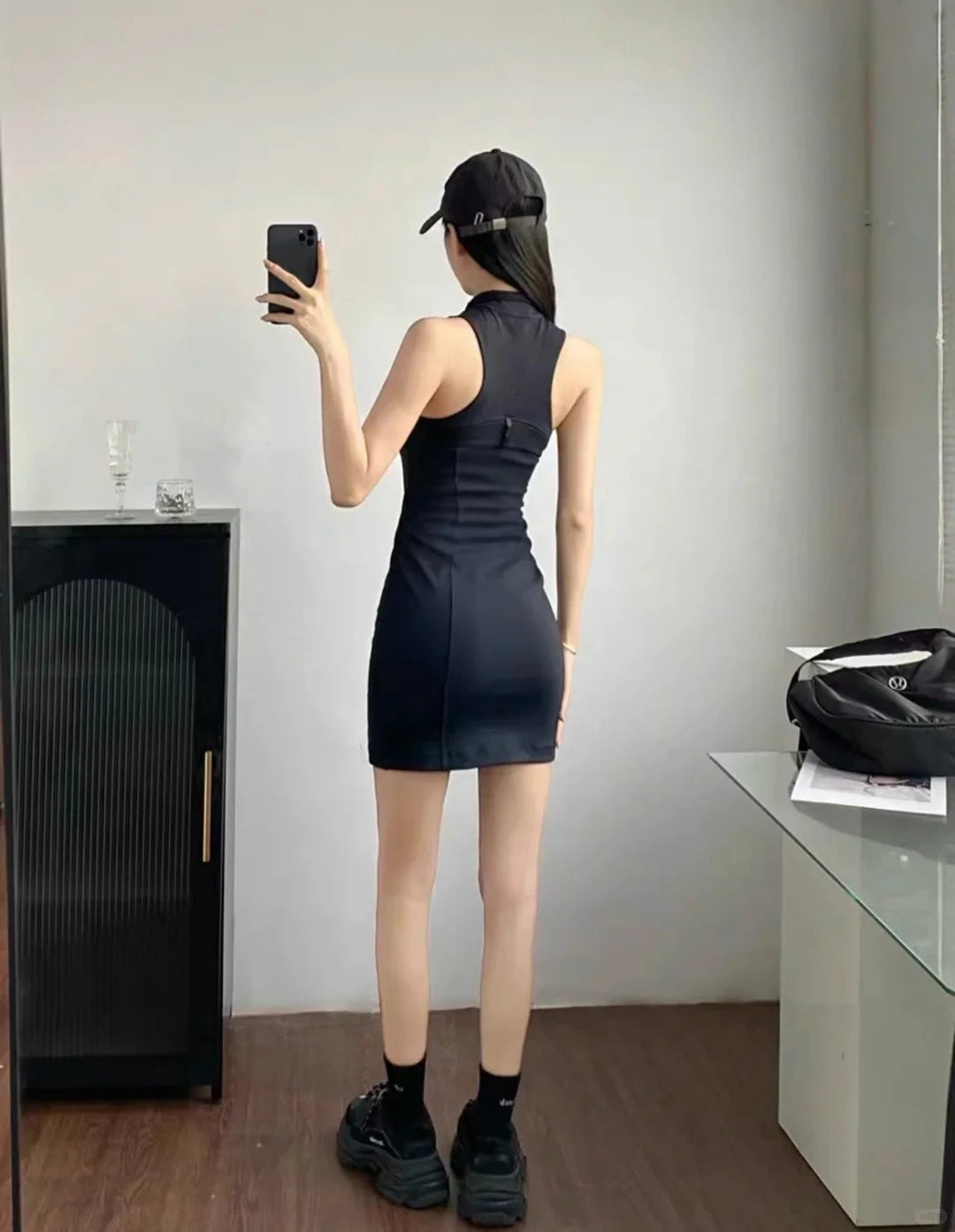 Women's tennis skirt sports sleeveless fitness quick drying breathable short skirt
