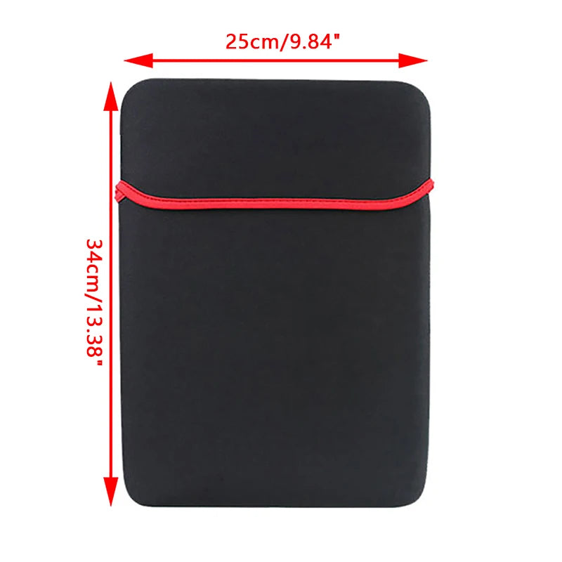 7/8/9/10/12/13/14Inch Double Faced Laptop Pouch Protective Bag Neoprene Soft Sleeve Tablet PC Case Bag Waterproof Laptop Bag