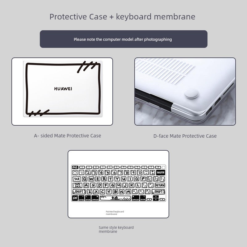 Applicable to New MateBook Protective Case XPro Huawei Laptop 14S Protective Case D15s Sticker X