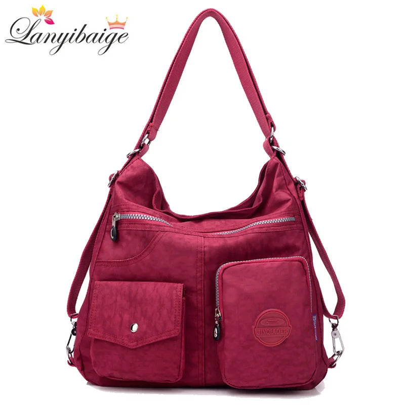 Luxury Handbags Women Bags Designer Waterproof Bylon Cloth Crossbody Bags for Women 2026 Large Capacity Lady Shoulder Bag Tote