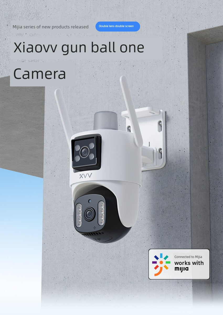 MIJIA App Camera Shadow Mobile Phone Remote For Home 360 Degrees No Dead Angle WiFi Door Ceiling Monitor