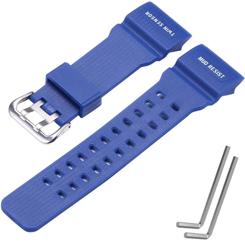 Watchband Accessories Resin Strap Suitable for Casio Mudmaster GG1000 GWG100 GSG100 Men Watch Band