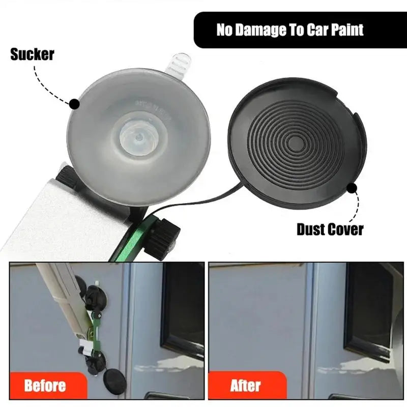 Heavy Duty Suction Cups RV Awning Fixed Support Bracket Rugged Construction RV Awning Accessories For Camping Traveling Car