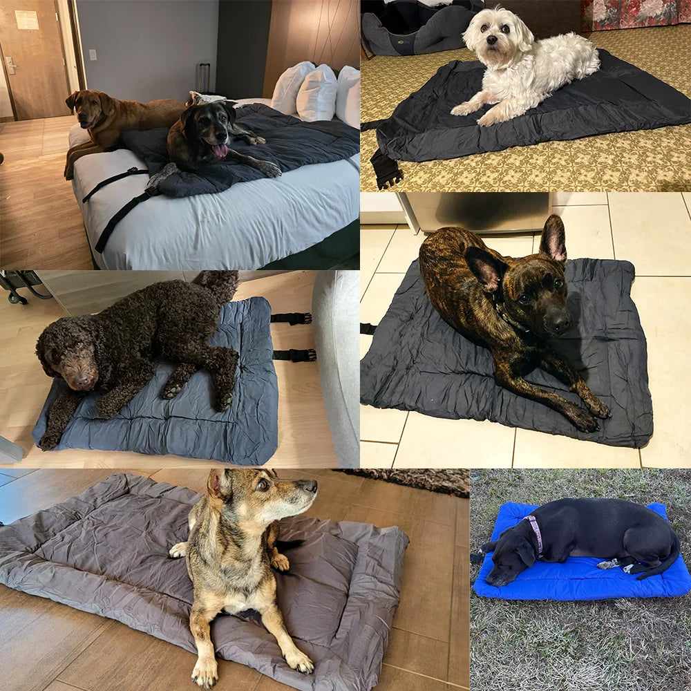 Waterproof Foldable Portable Pet Bed Mat Cushion for Dog Cat Outdoor Travel Camping Car Seat Pad Washable Durable