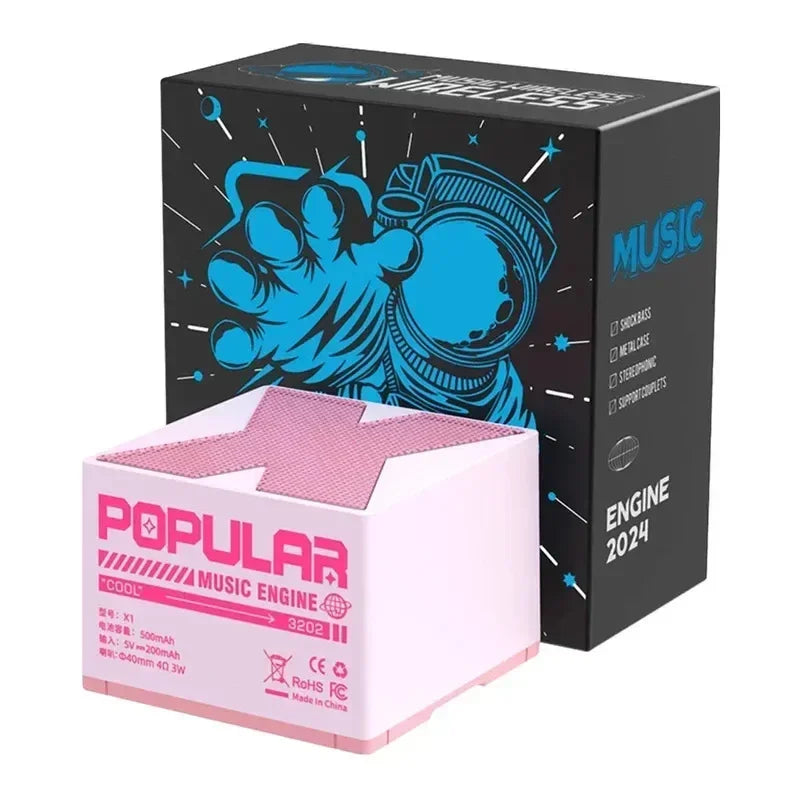 portable Mini wireless Bluetooth audio speaker full range audio player suitable for outdoor activities office and relaxation