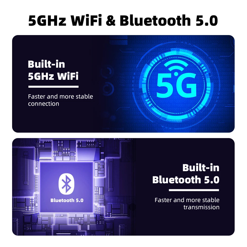 2025 New Wired to Wireless CarPlay 2 in1 Mini Adapter Android Auto Smart Box Plug and Play Auto Connection OTA Update Universal