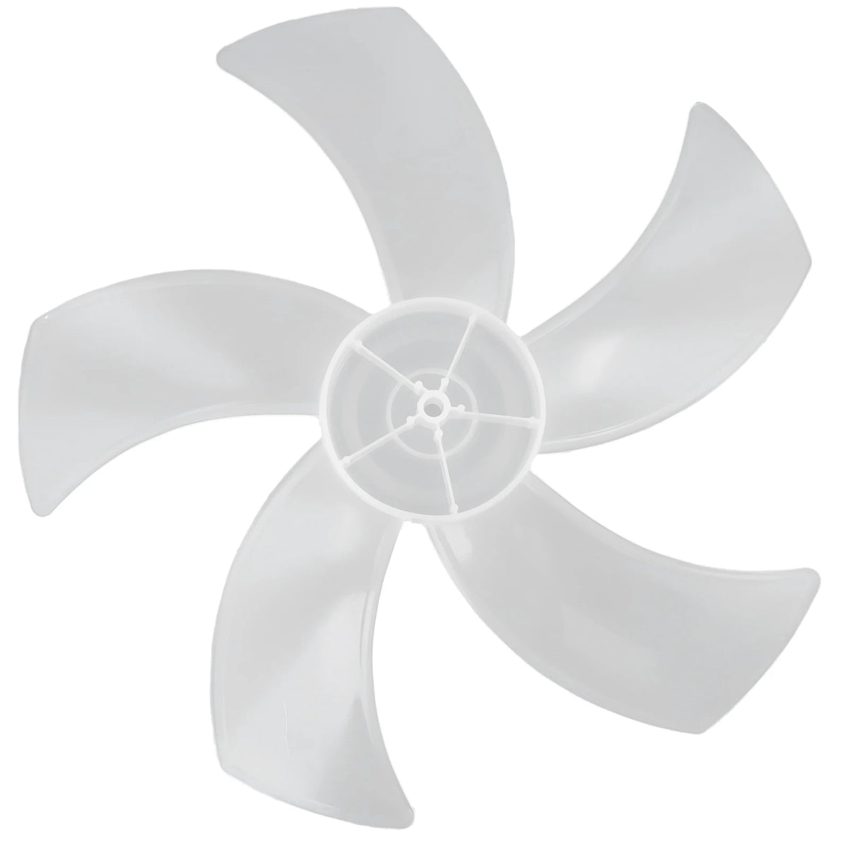 16 Inch Five Leaf Replacement Fan Blade With Nut Cover For Stand Fans And Desk Fans Plastic Material For Household Use