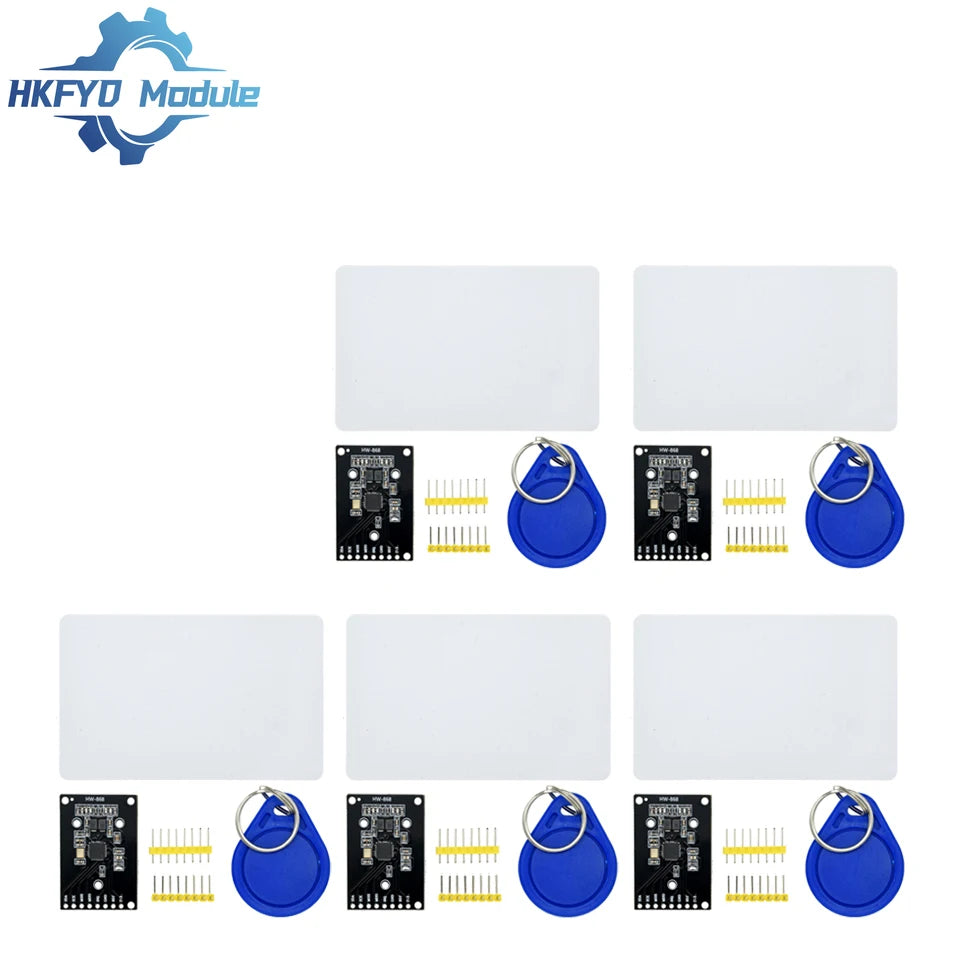 1-10PCS RC522 Mini RFID Module - 13.56MHz, Read and Write IC Card Sensor, Compact Size