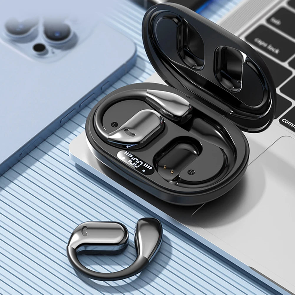 AI Translator Earphone Bluetooth-Compatible 5.4 Real-time Translation Earbuds Wireless Headphones for Office Business Learning