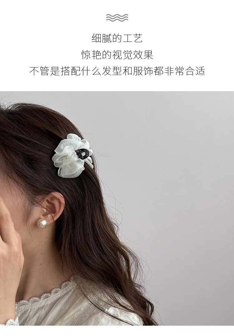 Hair accessories for women girl claw clip pin bow Crab popular leading fashion cute Kawaii sweets kpop new in fairy 2025 vintage