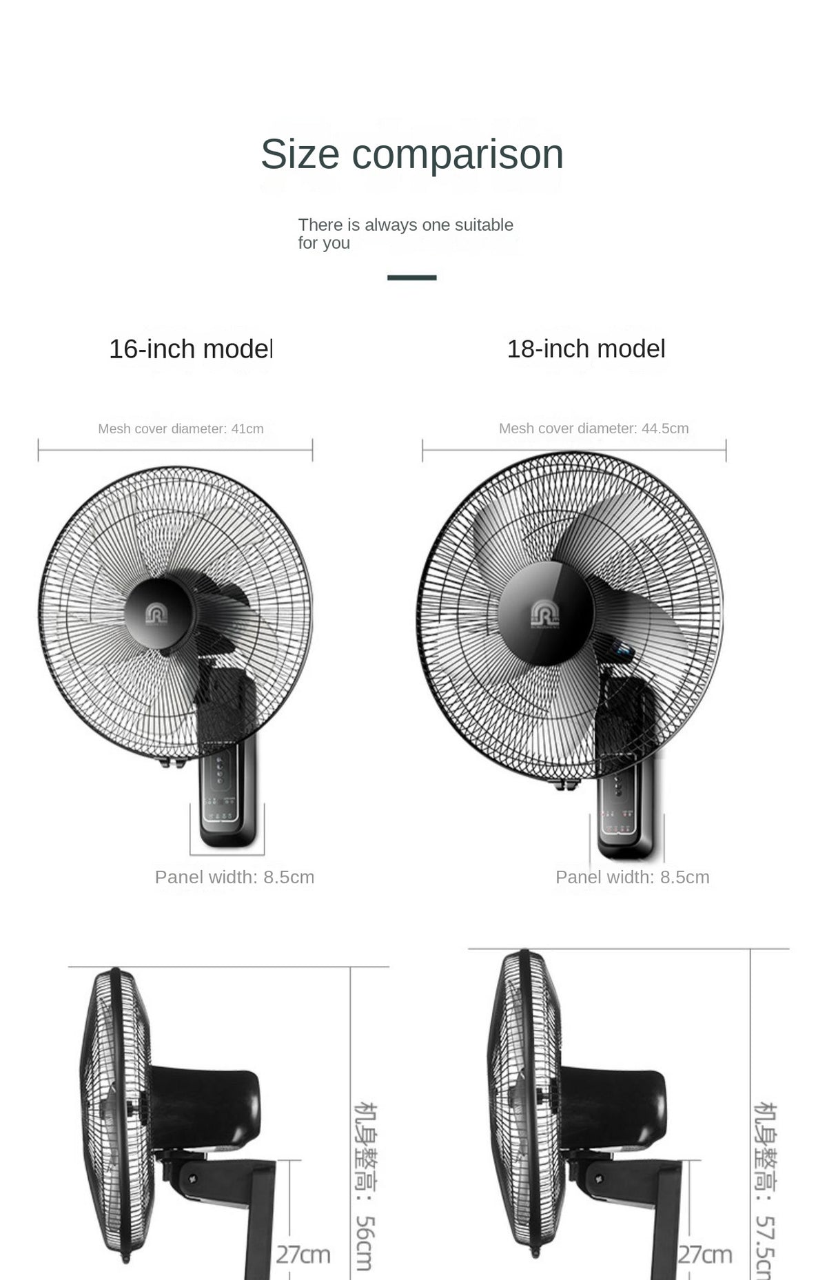 No Need To Install Wall Mounted Electric Fans Remote Control Circulation Fan Dormitory Household Shake Head Large Wind Wall Fans