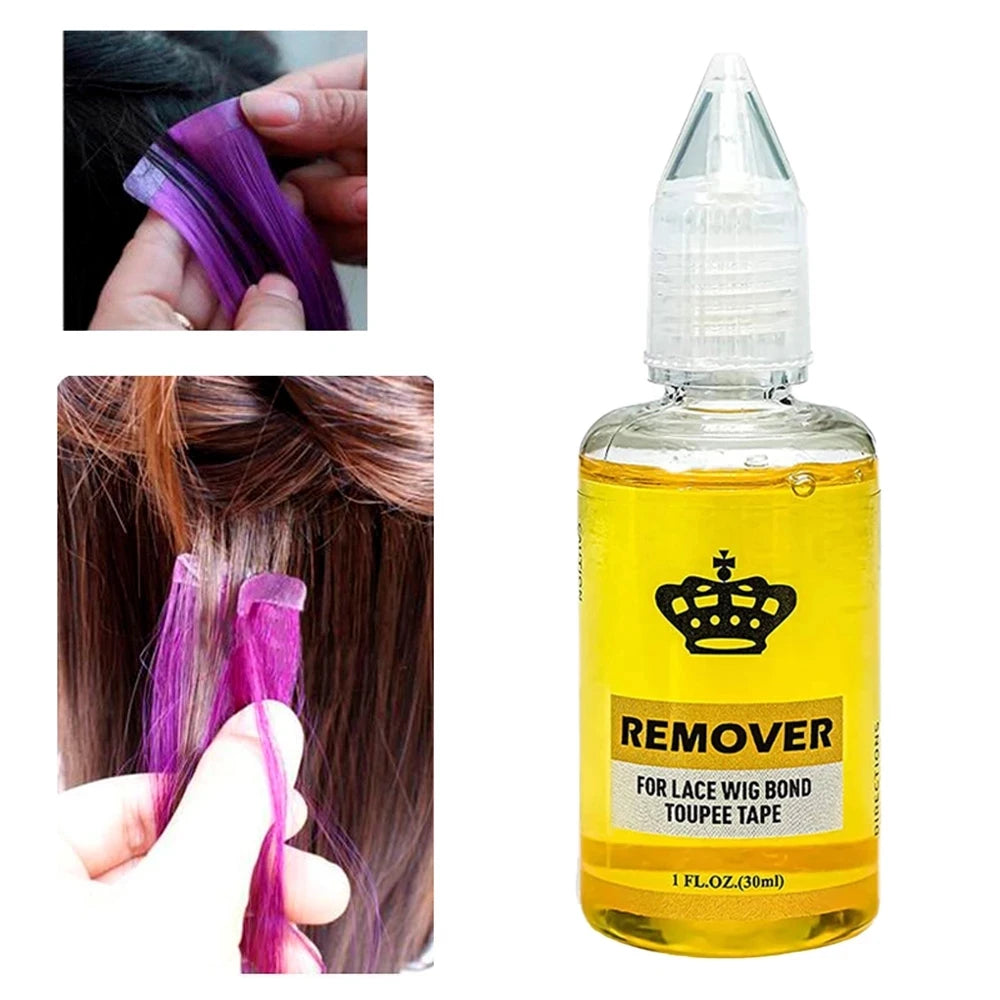 Lace Front Wig Glue Waterproof Wig Adhesive Invisible Bonding Glue Strong Hold Hair Glue for Toupee Frontal Closure 38ml
