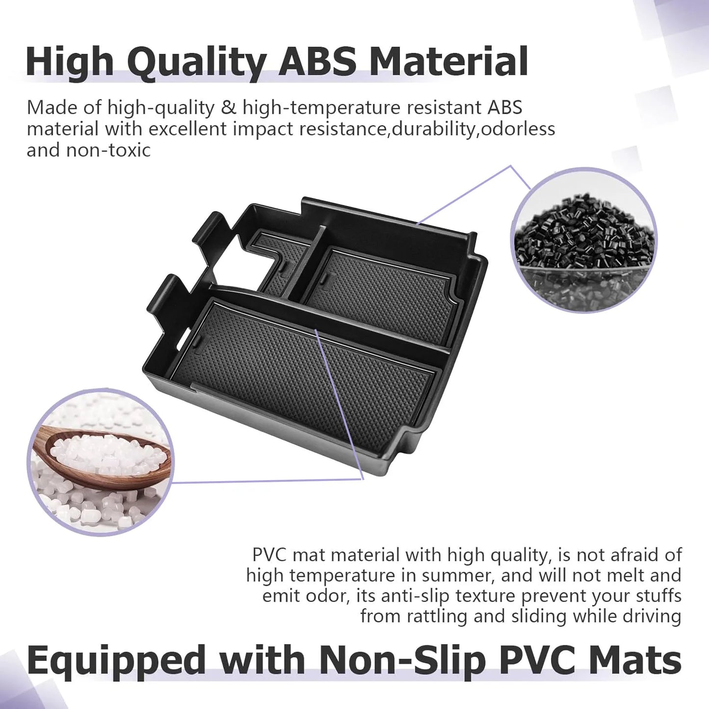 For 2025 Ford Bronco 4 Doors Accessories Center Console Organizer Tray Armrest Box Storage Interior Phone Holder Car Accessories