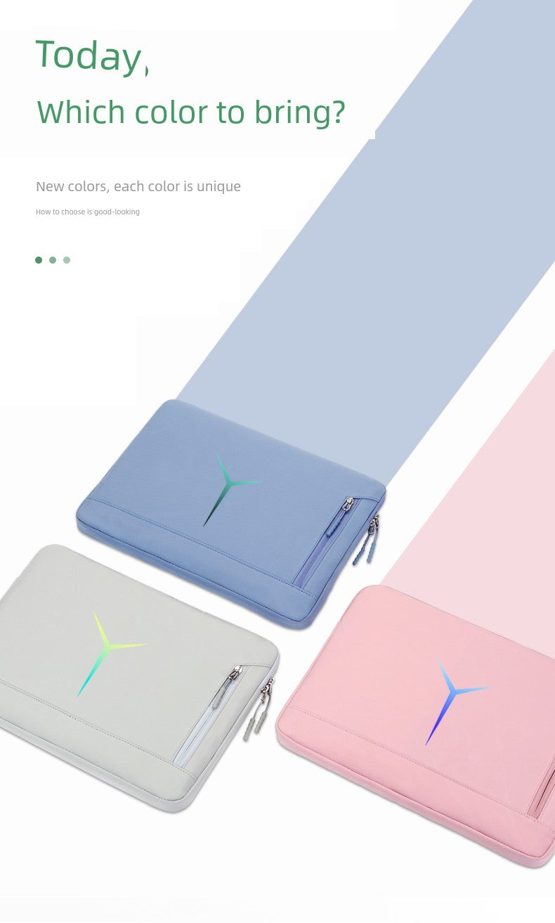 Suitable for Lenovo Saver Y9000p Laptop Liner Bag Y9000 Game Book R9000/Y7000 Waterproof 2025 Shockproof Fleece-lined Protective Case 15.6-Inch/16-Inch Computer Bag