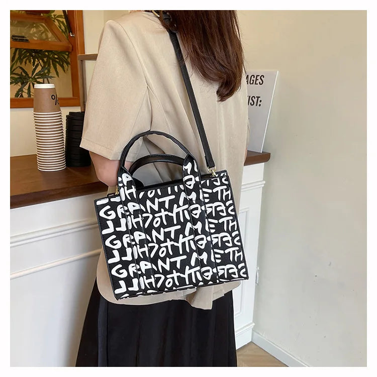 PU Leather Casual Crossbody Bags for Women Ladies Luxury Designer Tote Handbag Female Large Capacity Travel Shoulder Bag Sac