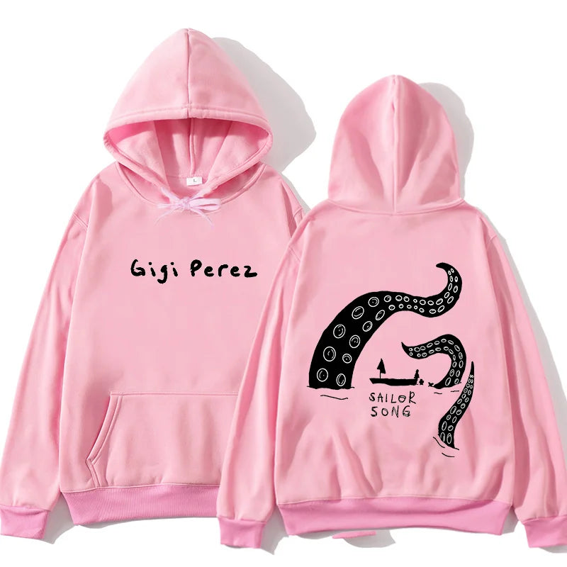Gigi Perez Merch Sailor Song 2025 Hoodie Men Women Fans Fashion Sweatshirt Novelty Hooded Clothes