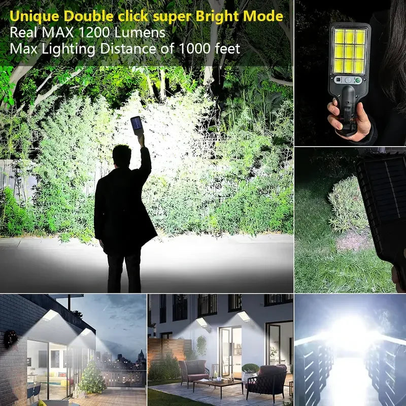 1/2/4Pcs Solar LED Light Outdoor Solar Lamp with Motion Sensor 3 Modes Waterproof IP65 Solar Garden Light Street Yard Lanter