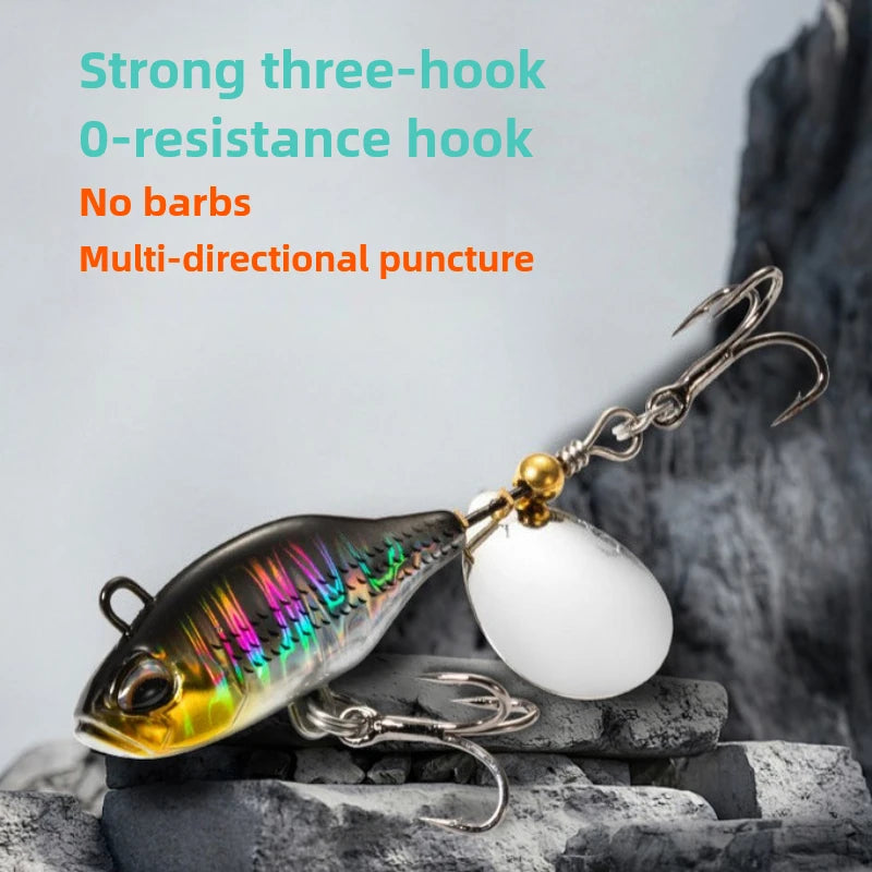 Realis Spin Vib Lure 12/16/19/23g Sinking Metal VIB Chatterbait Power Tail Vibration Sequins Duo Bait Trout Perch Fishing tackle