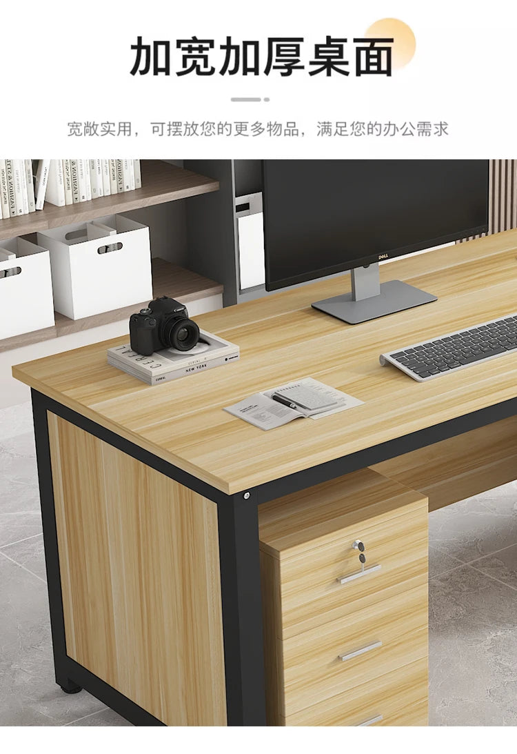 Simple Modern Office Desk Drawers Computer Study Conference Office Desk Reception Bedroom Scrivania Da Ufficio Furnitures
